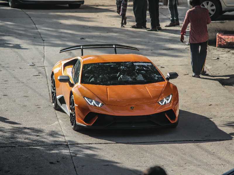 Lamborghini Huracán spotted in Hyderabad