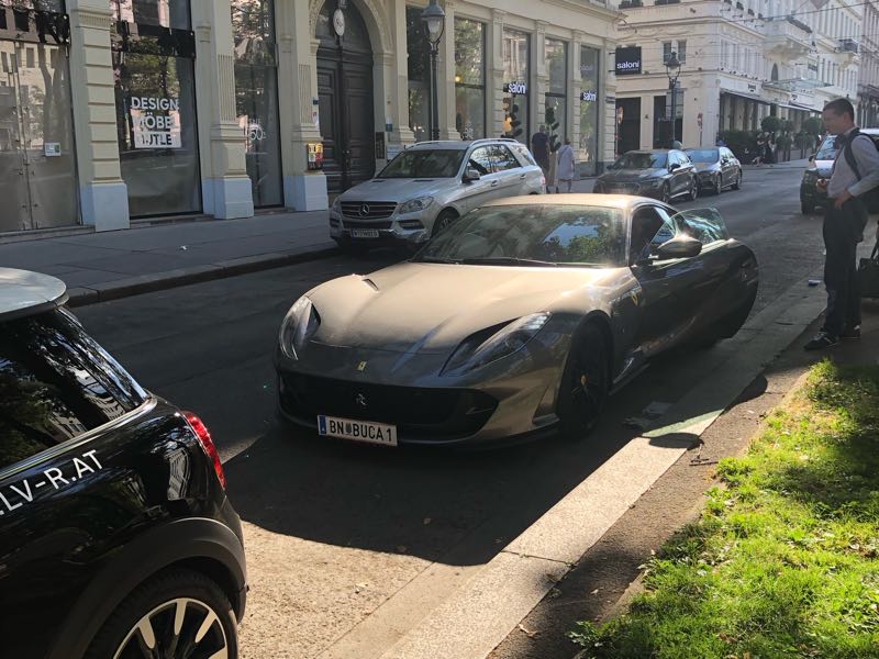 Ferrari 812 Superfast (2018) spotted in Vienna, Austria