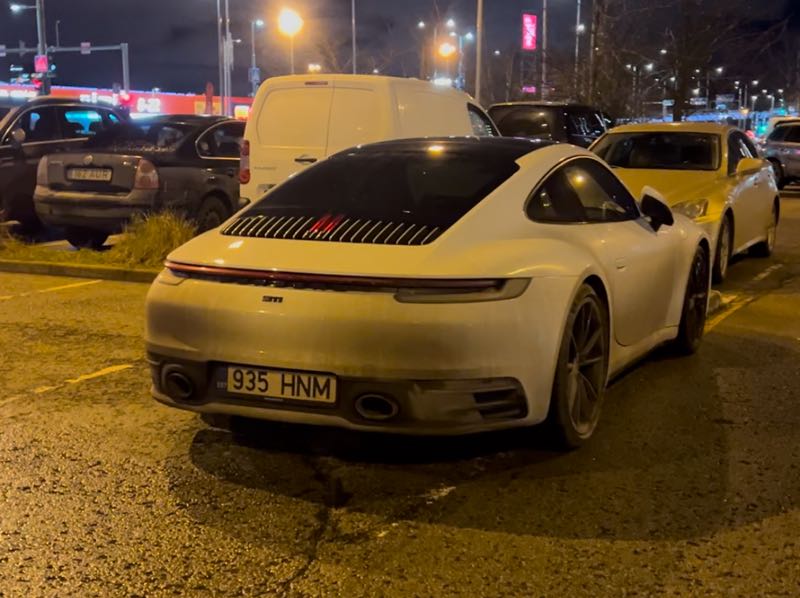 Porsche 911 Turbo S (2021) spotted in Tallinn, Estonia