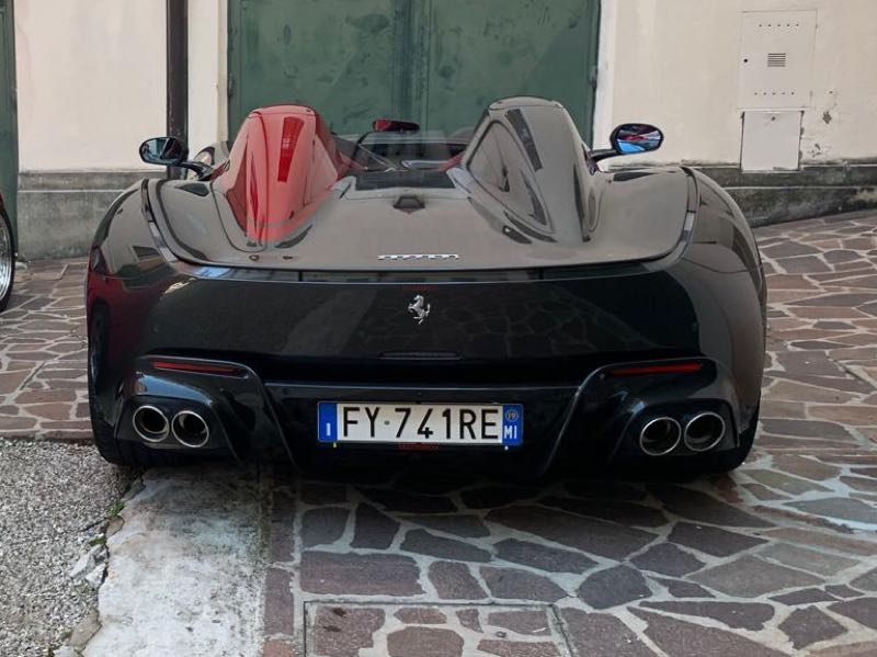 Ferrari Monza SP2 spotted in Padua
