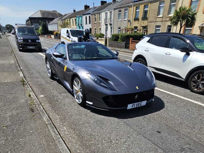 Ferrari 812 Superfast spotted in Swansea