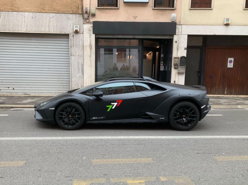 Lamborghini Aventador spotted in Vicenza