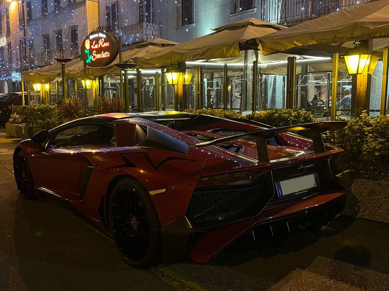 Lamborghini Aventador spotted in Brescia