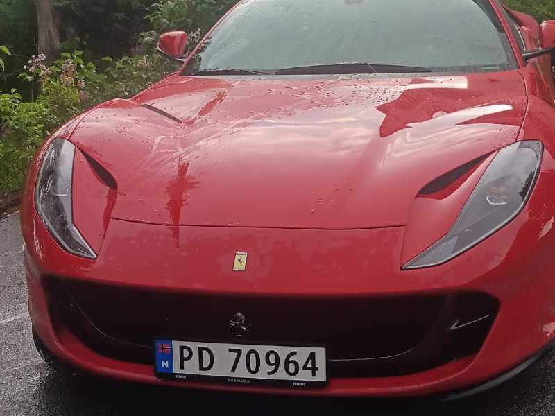 Ferrari 812 Superfast spotted in Jørpeland