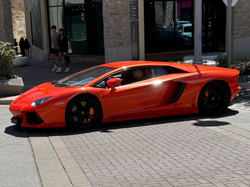 Lamborghini Aventador spotted in Austin
