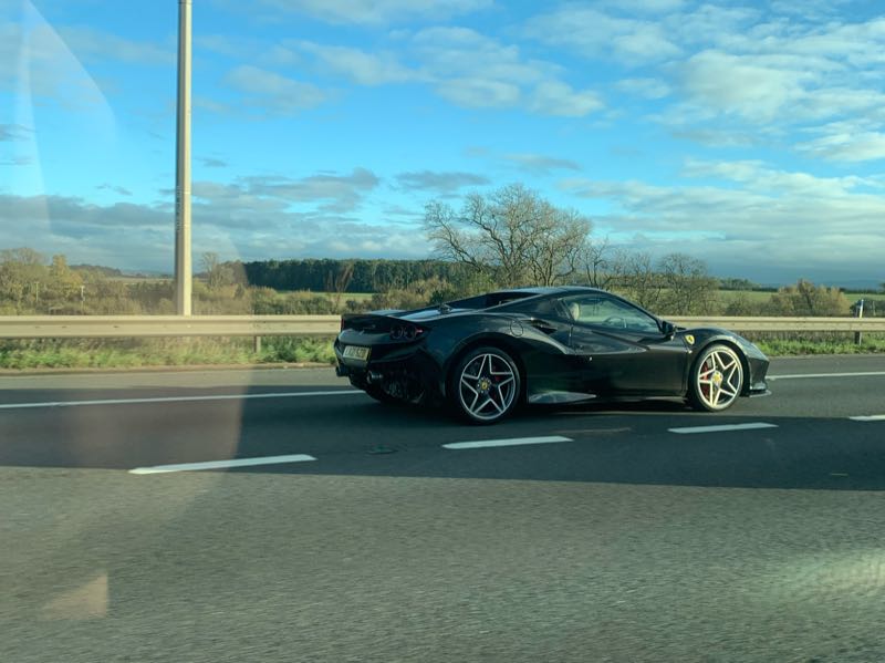 Ferrari F8 Tributo spotted in Leeds