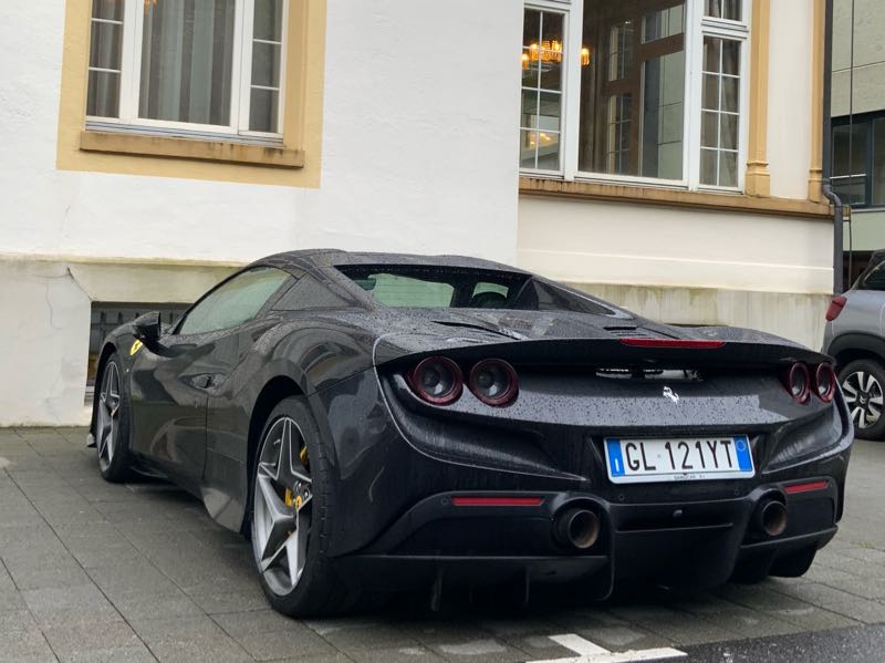 Ferrari F8 Tributo spotted in Spiez
