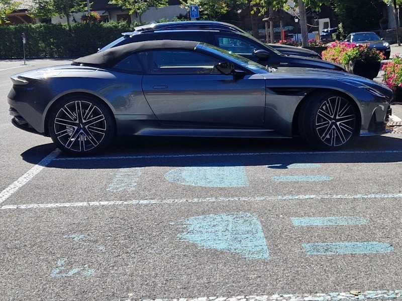 Aston Martin DB11 Volante spotted in Gstaad