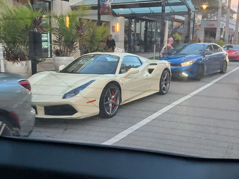 Ferrari 488 GTB spotted in Port Charlotte