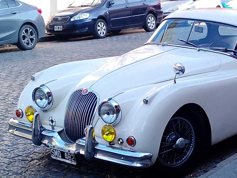 Jaguar XK120 spotted in Buenos Aires