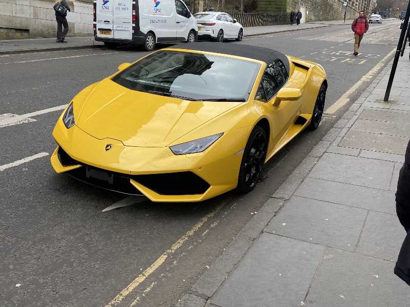 Lamborghini Huracán Spyder (2021) spotted in Edinburgh, United States