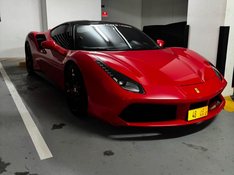 Ferrari 488 GTB spotted in Seeb