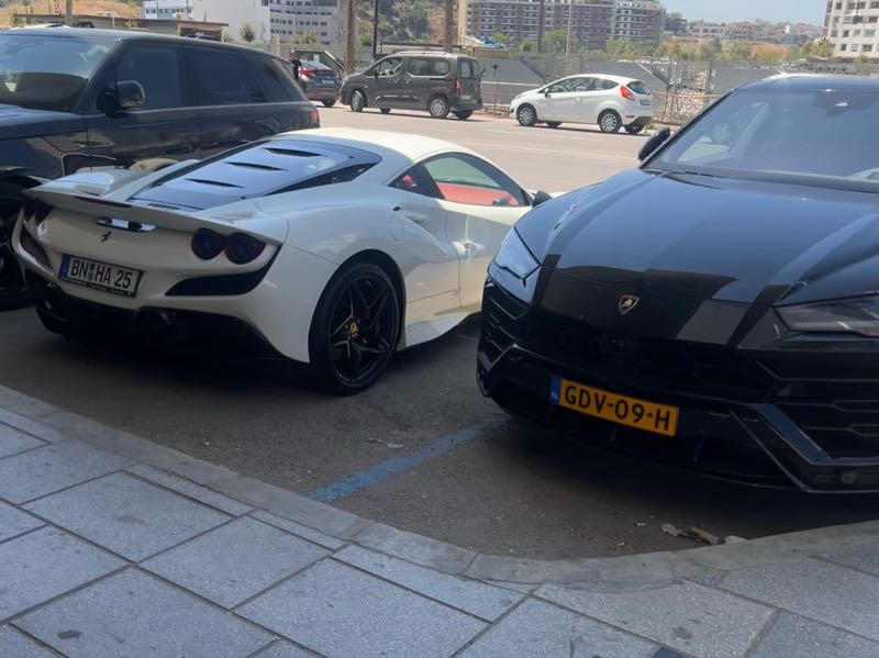 Ferrari F8 Tributo spotted in Tangier