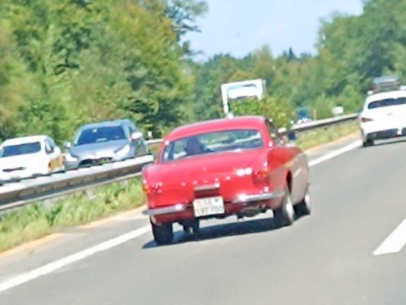 Volvo P1800 spotted in Luzern