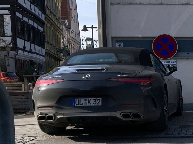 Mercedes-Benz SL 63 AMG spotted in Ulm