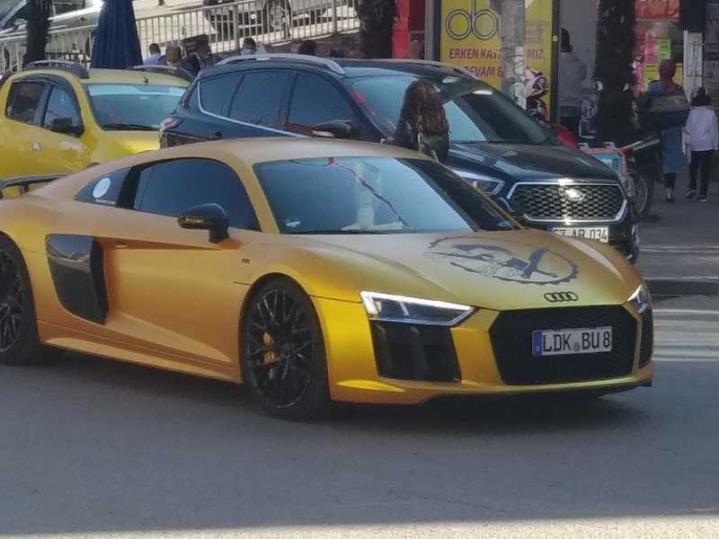 Audi R8 spotted in Zonguldak
