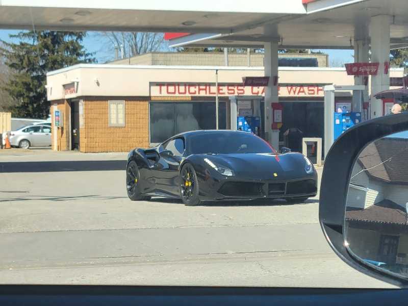 Ferrari 488 GTB spotted in Leamington