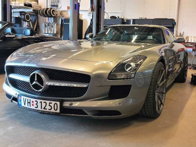 Mercedes-Benz SLS AMG spotted in Brekstad