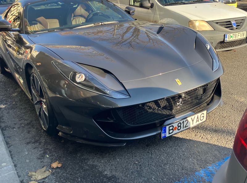 Ferrari 812 Superfast (2020) spotted in Bucharest, Romania