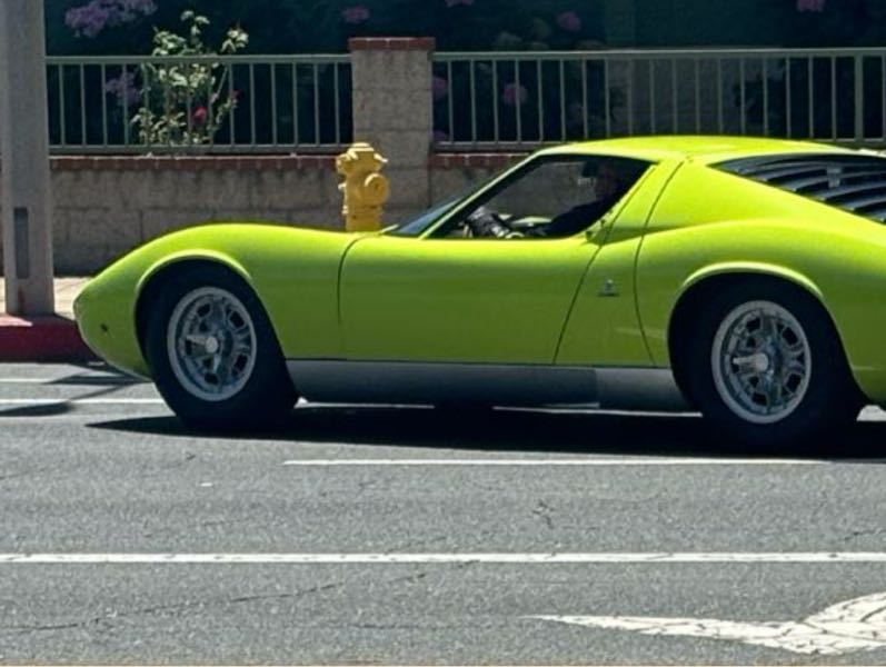 Lamborghini Miura (1966) spotted in Birmingham, United Kingdom