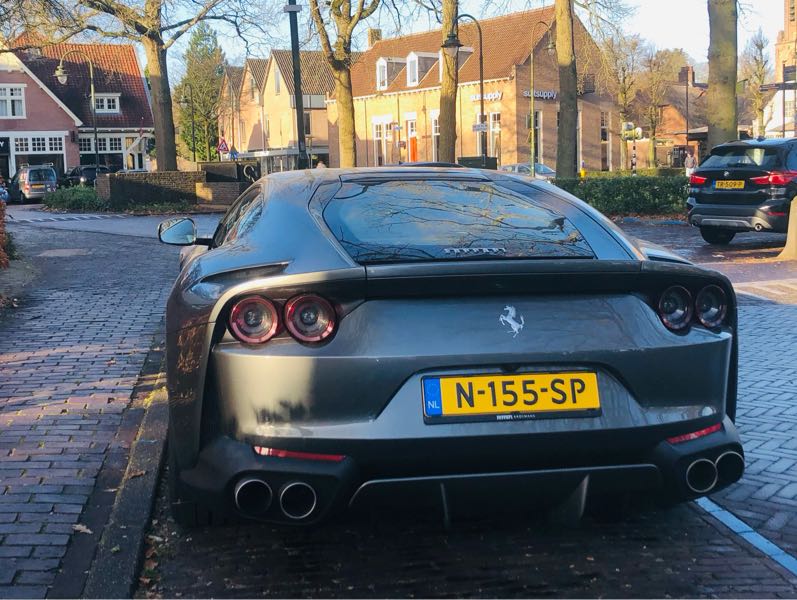 Ferrari 812 Superfast spotted in Hilversum