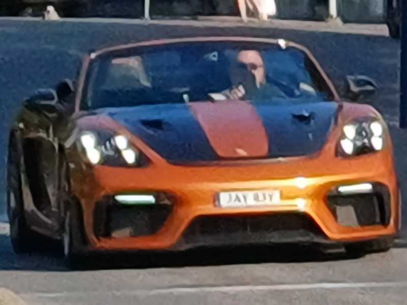 Porsche 718 Spyder spotted in Trollhättan