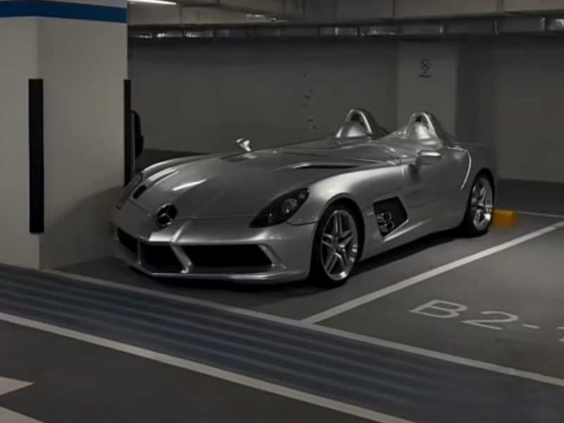 Mercedes-Benz SLR McLaren spotted in Rochefort