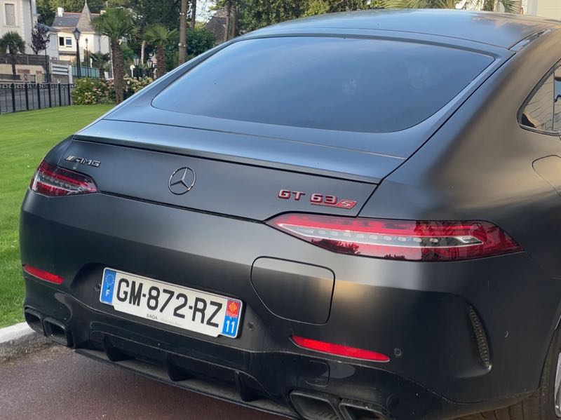 Mercedes-Benz AMG GT 63 S spotted in Saint-Nazaire