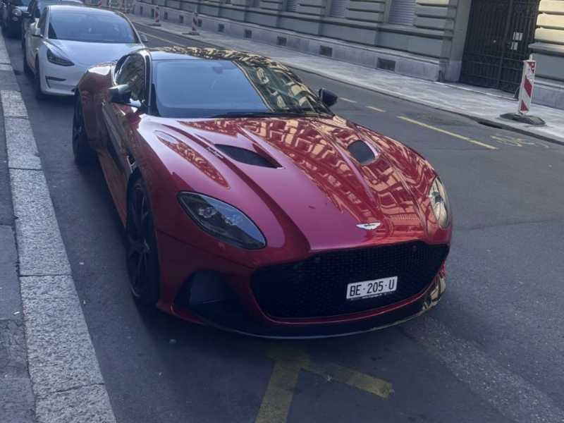 Aston Martin DBS Superleggera spotted in Biel/Bienne