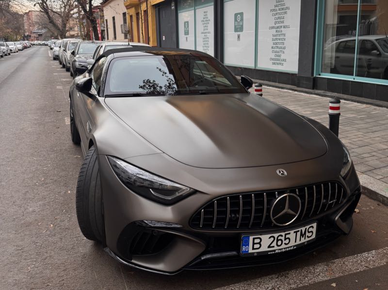 Mercedes-Benz AMG SL spotted in Bucharest