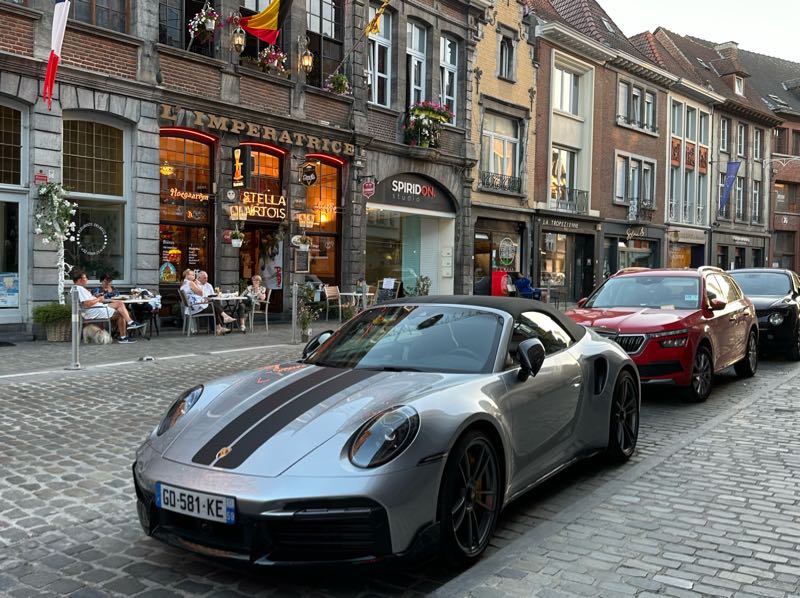 Porsche 911 Turbo S spotted in Tournai