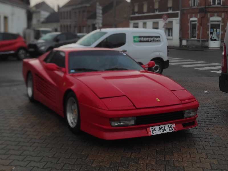 Ferrari Testarossa spotted in Villeneuve-d'Ascq