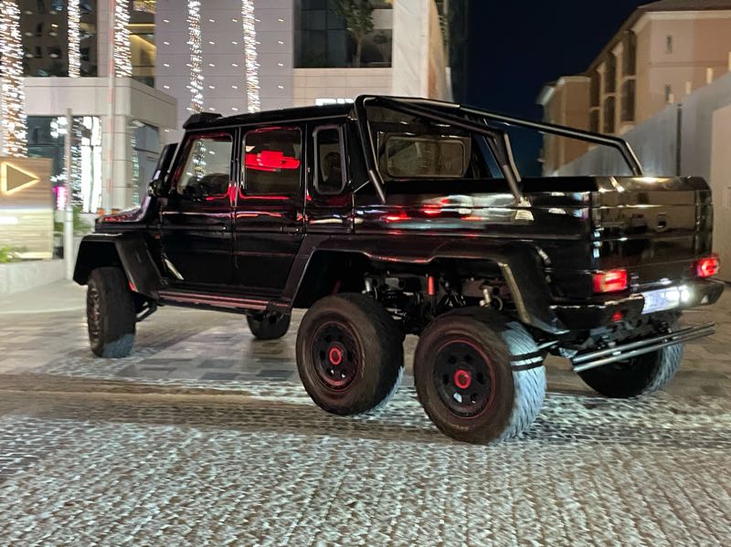 Mercedes-Benz G63 AMG 6x6 spotted in Dubai