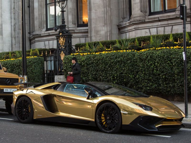 Lamborghini Aventador (2016) spotted in London, United Kingdom