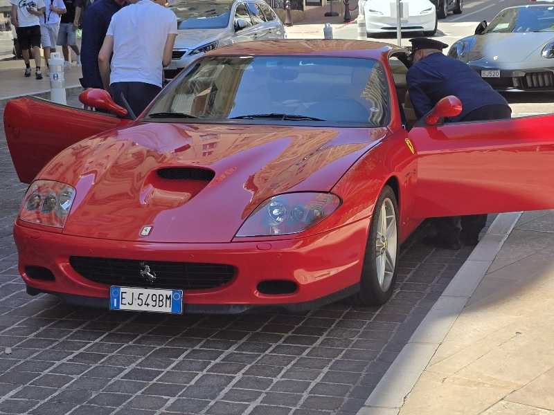 Ferrari 550 Maranello spotted in Monaco