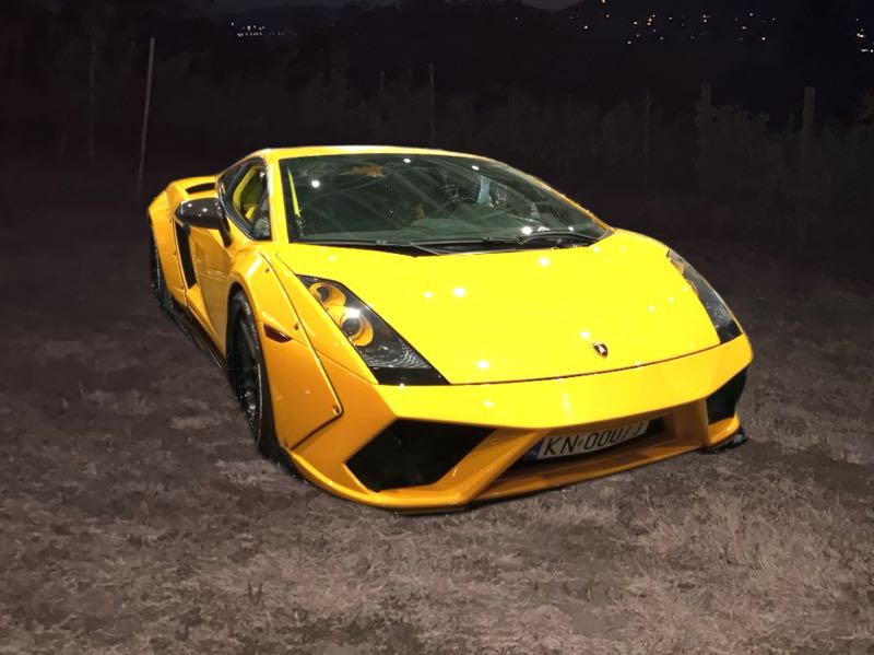 Lamborghini Gallardo spotted in Tapolca