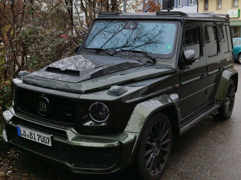Mercedes-Benz G-Class Brabus spotted in Lörrach