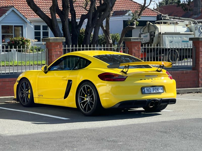 Porsche Cayman GT4 spotted in Wellington