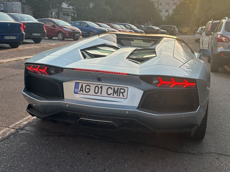 Lamborghini Aventador spotted in Piteşti