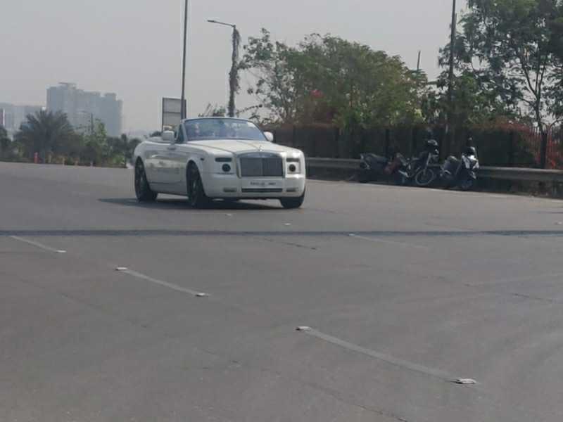Rolls-Royce Phantom Drophead Coupe spotted in Mumbai