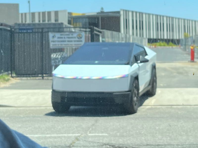 Tesla Cybertruck spotted in Glendale
