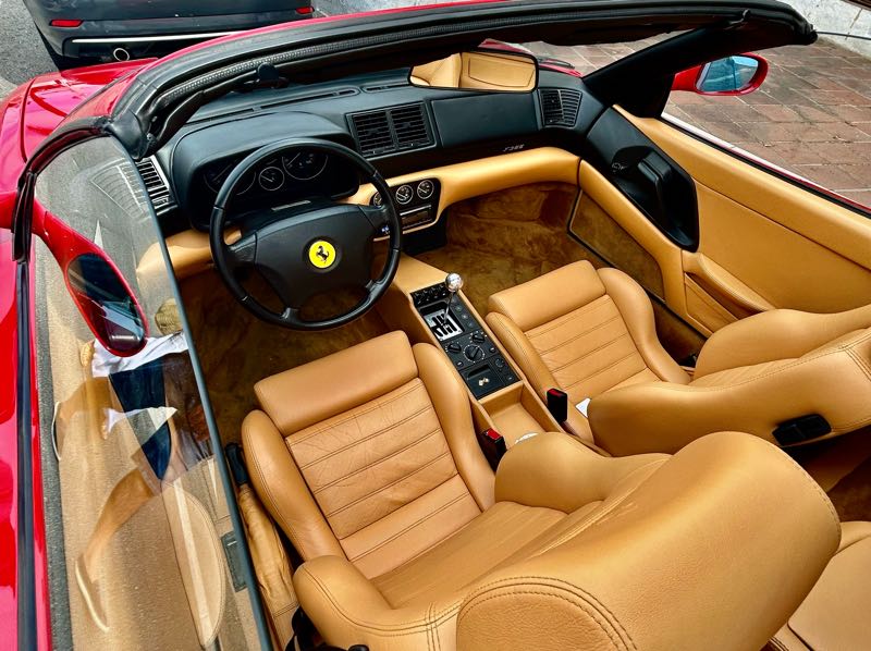 Ferrari F355 Spider spotted in Marbella