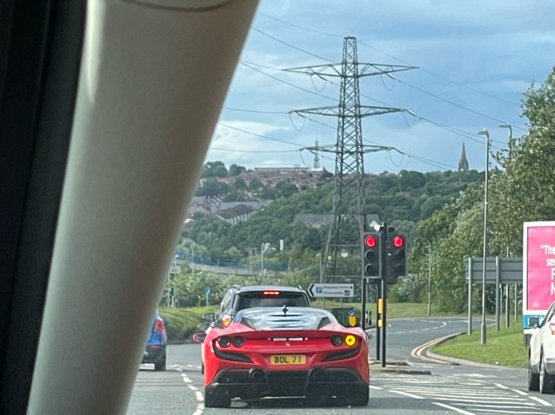 Ferrari F8 Tributo (2020) spotted in Newcastle upon Tyne, United Kingdom
