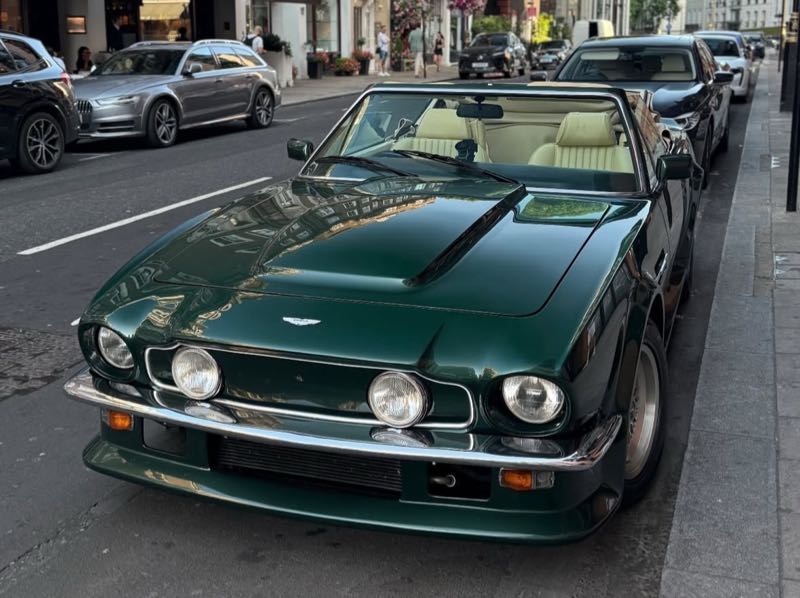 Aston Martin V8 Vantage spotted in London