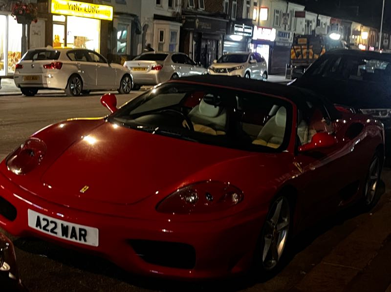 Ferrari F355 spotted in Ipswich