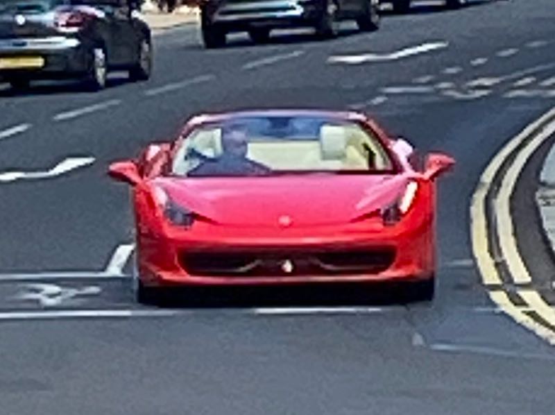 Ferrari 458 Spider spotted in Glasgow