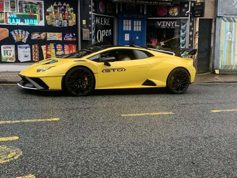 Lamborghini Huracán STO spotted in Blackburn