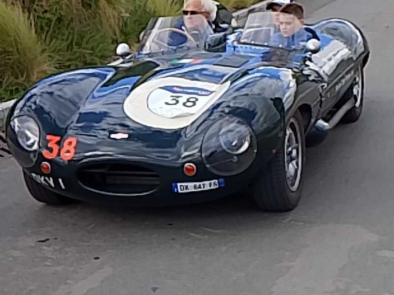 Jaguar D-Type spotted in Athens