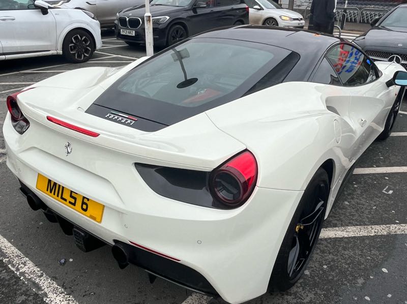 Ferrari 488 GTB spotted in Lowestoft