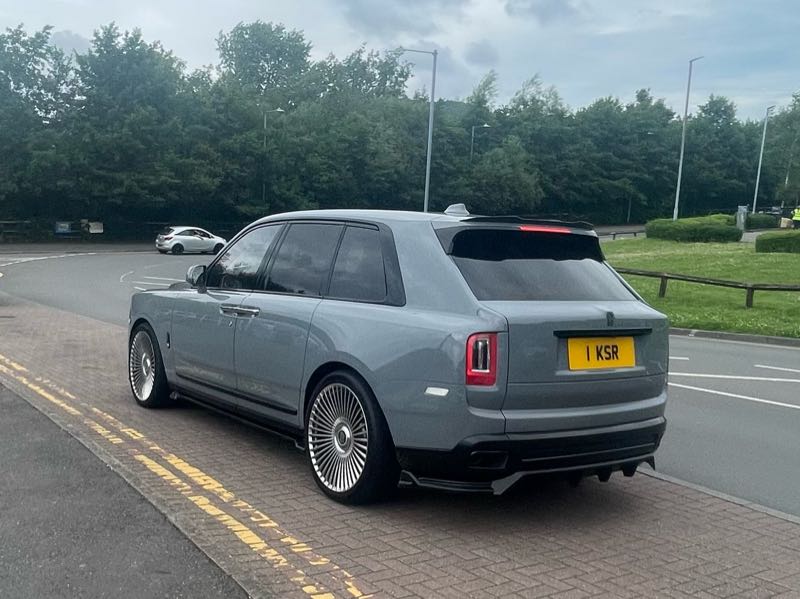 Rolls-Royce Cullinan spotted in Swansea
